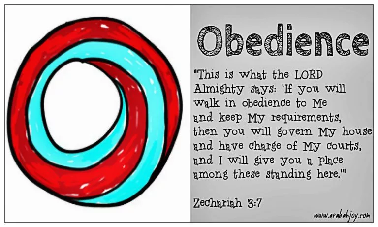 Praying Scripture: O is for Obedience