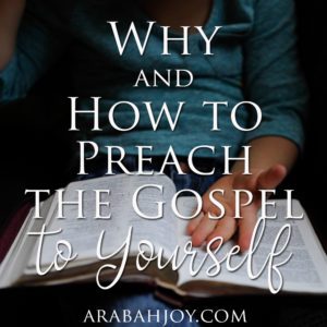 Do you know what to say when you preach the gospel to yourself? Here's a look at important "gospel" words and how to preach to yourself.
