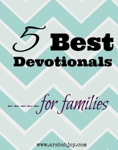 These 5 family devotionals will point your kids to the gospel . 