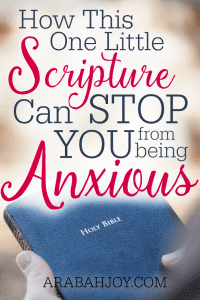 If you struggle with anxiety, this one verse can help! This is my go-to verse for dealing with anxiety and worry. I'll show you how to use it effectively for yourself and kick anxiety to the curb.