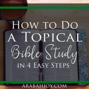 How to Study the Bible in 4 Simple Steps