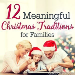 Looking to make Christmas meaningful this year? Check out these unique and meaningful family Christmas traditions!