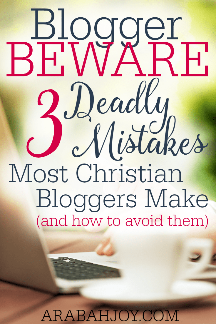 Are you making any of these deadly mistakes as a Christian blogger? These mindsets will hinder you from blogging effectively and strategically, for the glory of God. Click to see if you are being marginalized by one or more of them!