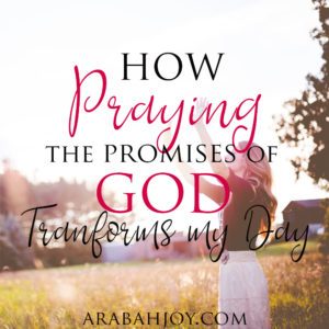 About a year ago, I started a new spiritual discipline based on II Corinthians 1:20. Each morning, I tried to "amen" one promise from God's word. See how praying ONE promise each morning can transform your day too.