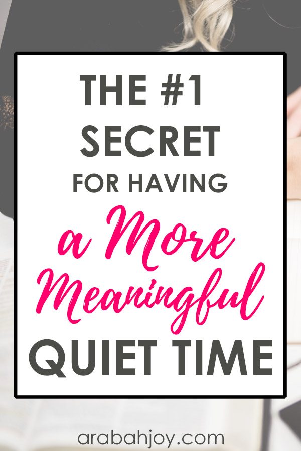 Want to get more from your daily quiet time? Here's what you most need to know...