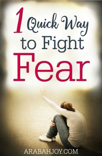 Use this biblical reminder as one quick way to fight fear.