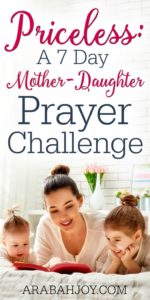 Every girl, no matter her age, wants to know she's worth rescuing. This 7-day prayer challenge is inspired by the movie Priceless and will help you understand your true value and worth. Click to join the FREE challenge today!
