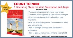 Count to Five is a practical, biblical strategy for overcoming mommy anger