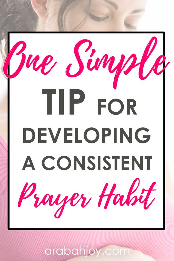 If you struggle to remember to pray for others, try this one simple tip for developing a prayer habit where you consistently remember to pray for others. 