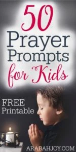 These FREE prayer prompt cards will help you and your child learn how to pray... so simple!