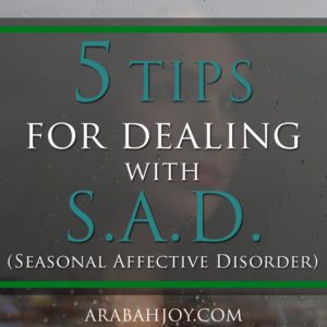 If you struggle in winter, often feeling down or discouraged, try these 5 tips for dealing with seasonal affective disorder (SAD).