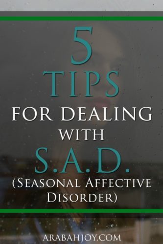 If you struggle in winter, often feeling down or discouraged, try these 5 tips for dealing with seasonal affective disorder (SAD). 