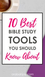 From basic Bible study tools to best Bible study resources, these are the 10 best Bible study tools that I have found.