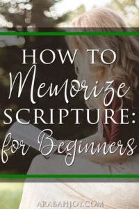 Are you looking for a way to memorize Scripture that deepens your Bible study time and helps you apply the passage? Try this method to memorize Scripture.