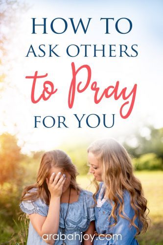 If you are hesitant to ask others to pray for you, and feel you should be able to handle it on your own, read our post to learn how to ask others to pray for you. 