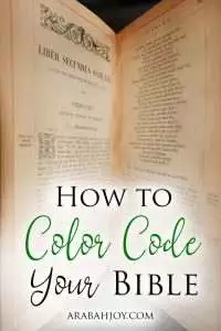 Are you looking for a new Bible study method to help you understand God's Word? Try the Color Coding method to understand passages in a new, fresh way.