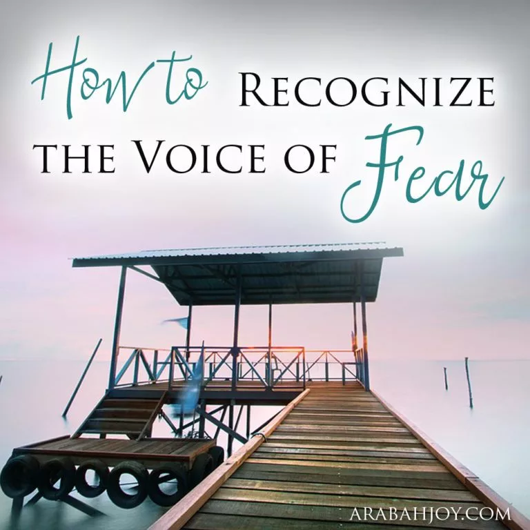 How to Recognize the Voice of Fear