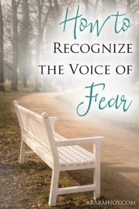 Many voices pull for our attention, but not all of them speak truth into our lives. Learn how to recognize the voice of fear.