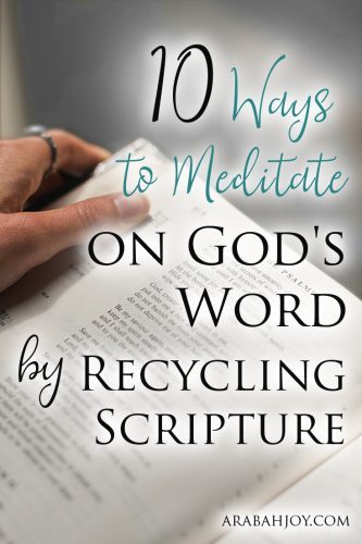 Are you struggling with the daily aspects of motherhood and feeling like you don't have time for God's Word? Here are 10 ways busy moms can meditate on the Word. 