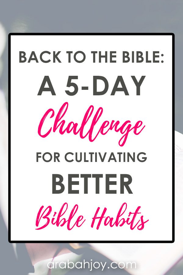 Join our Back to the Bible Challenge!
