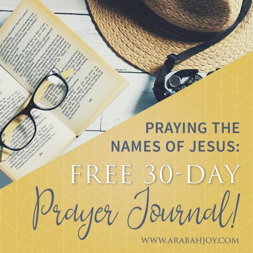 According to Hebrews 2:10, Jesus is our ... Imagine how praying the Names of Jesus can soothe the soul? Download this FREE 30-day prayer journal and start praying the names of Jesus today. #prayer #prayerjournal #Christmas
