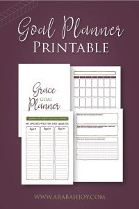 Grace Goals Planner: Grab your FREE Goal Planner pages!