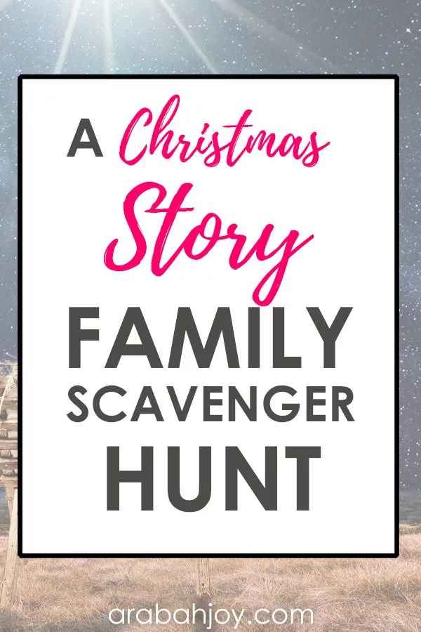Family Christmas Scavenger Hunt | Free Printable