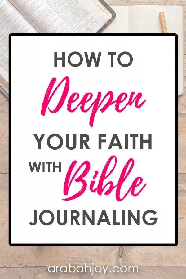 How to Deepen Your Faith with Bible Journaling
