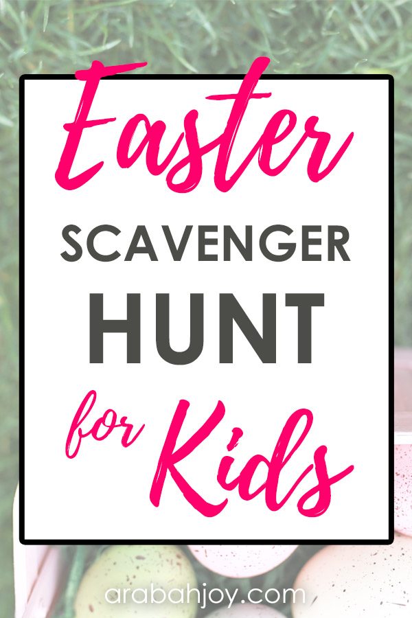 Easter Scavenger Hunt for Kids - use this scavenger hunt to celebrate the Easter story with your kids
