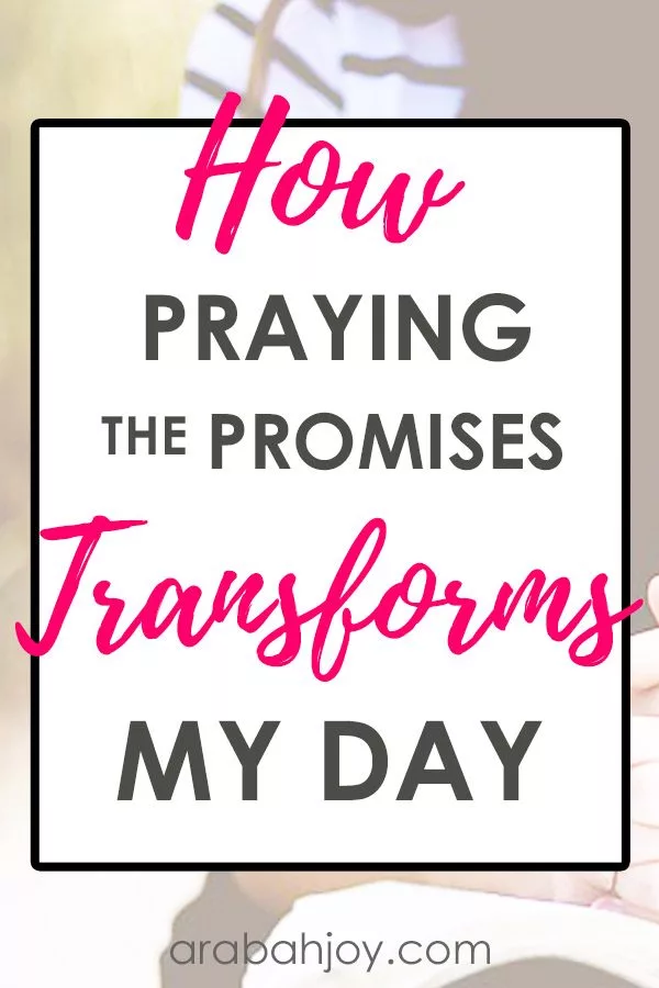 See how praying the promises of God each morning transforms my day, and learn how you can say "amen" to the promises of God