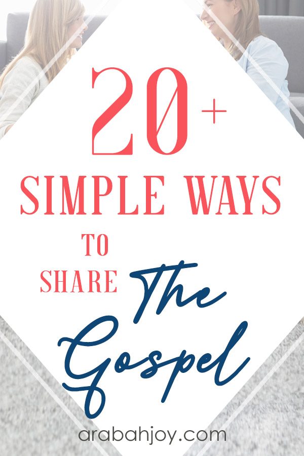 Do you need help with how to share the gospel? Use these methods of sharing the gospel to help your friends and family come to know the Lord.