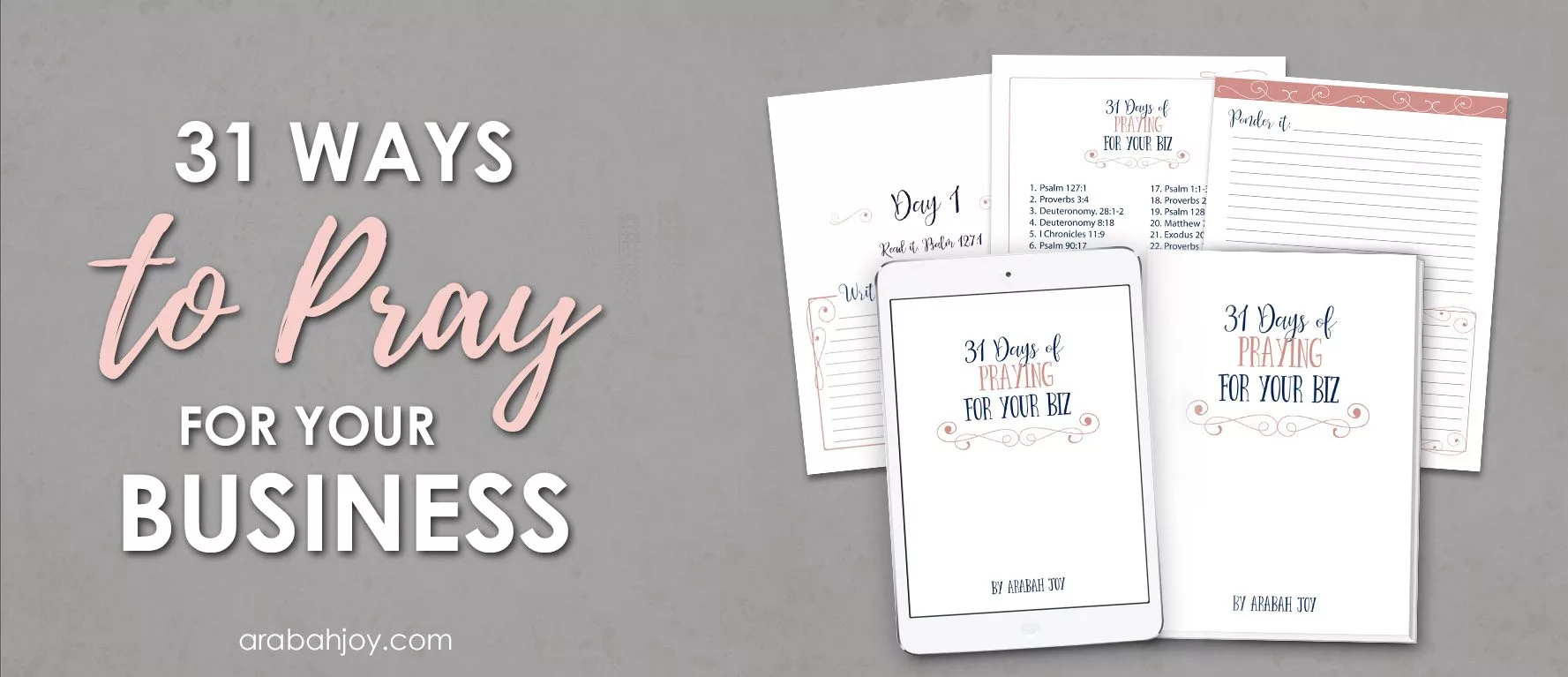 How to Pray for Your Business: Best Scriptures to pray! Join us for this 31 Day Challenge and Pray Scripture for Your Business!