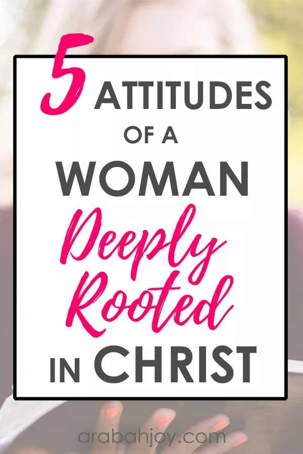 5 Attitudes of the Well Watered Woman