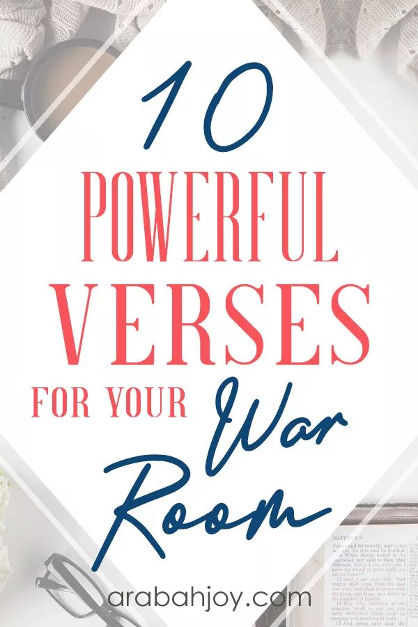 10 War Room Scriptures for Your War Room Prayer Strategy