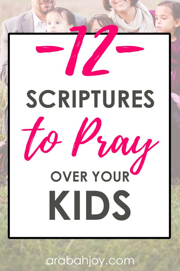 If your schedule prevents you from praying for your kids in the way you want to, try this pray as you go model. We're sharing 12 daily prayers for your kids.
