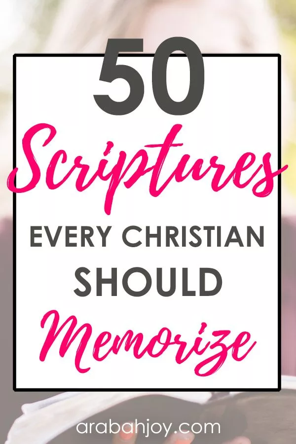 Ready for a challenge? Try to memorize these 50 important Bible verses for new believers. Get the free printable!