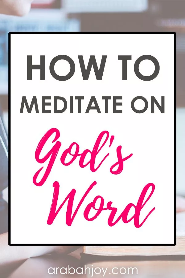 3 Benefits of Biblical Meditation