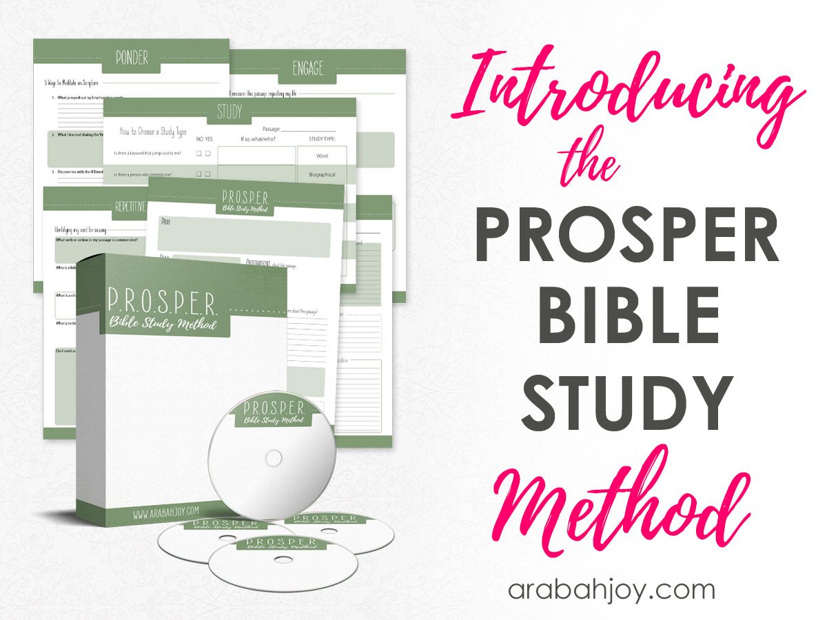 The PROSPER Bible Study Method is for those looking to walk away from Bible study and truly experience the abundant Christian life