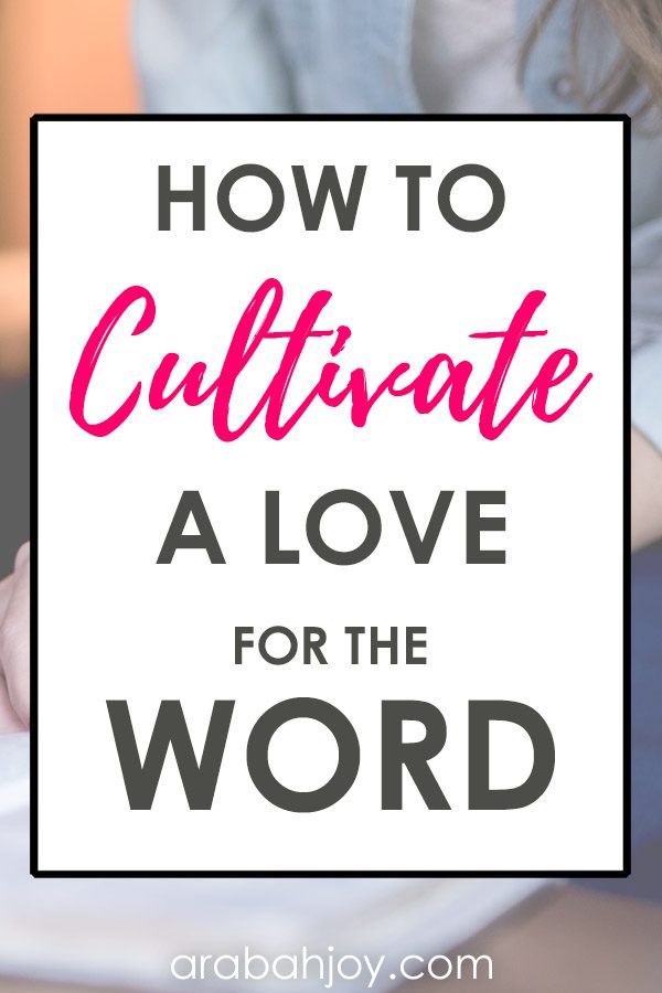 Do you desire to cultivate a love for God