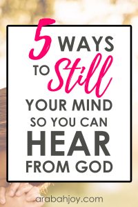 Perhaps you've heard the verse about being still and knowing that He is God, but you are looking for practical application. Check out these 5 ways that stillness can help you know God.