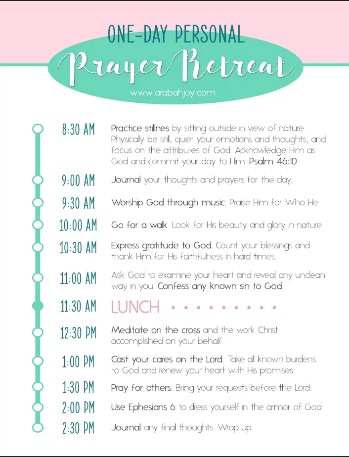 How to have a Personal Prayer Retreat