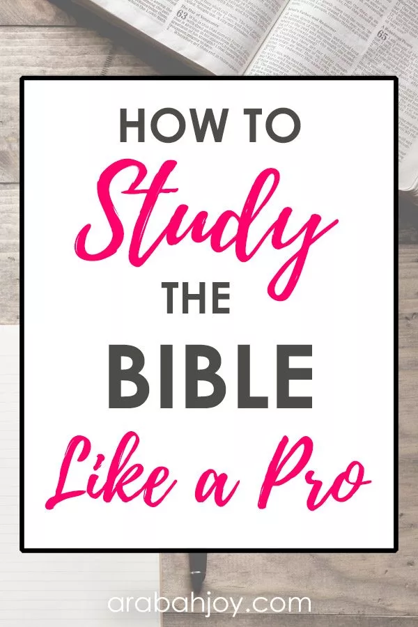 Do you want to go deeper in your Bible study? Here are questions to ask when studying the Bible so you can study the Bible like a pro. 