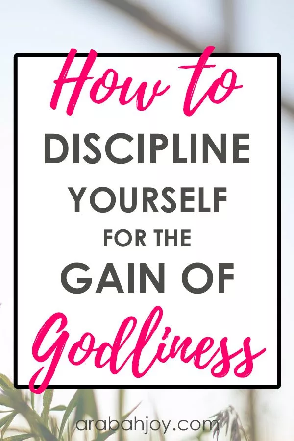 Use this Bible study on discipline for the sake of godliness. See how the discipline of stillness is one of the disciplines of a godly woman.