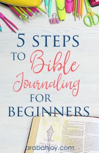 Have you considered Bible journaling but feel more like a non-artist Bible journaler? Here are 5 steps to Bible journaling for beginners- including ideas for digital Bible journaling pages.