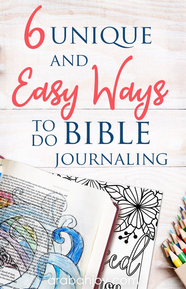  If you're wanting to learn some easy ways to do Bible journaling, try these tips for how to do Bible journaling & read these unique ways to do Bible journaling. 
