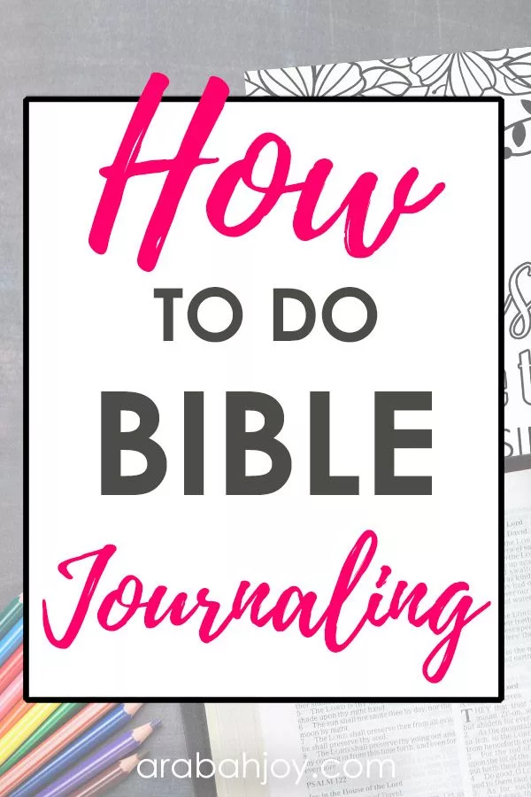 How to do Bible Journaling