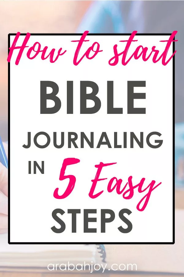 Learn these steps to Bible journaling for beginners, determine your Bible journaling style and jump in! If you