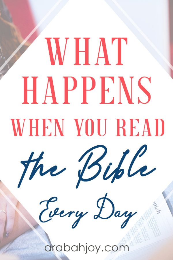 Getting into God's Word daily should be a priority for Christians. Read what happens when you read the Bible everyday, and find the benefits of Bible study. 