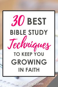 These Bible study techniques and Bible study resources will help you with understanding God's Word.