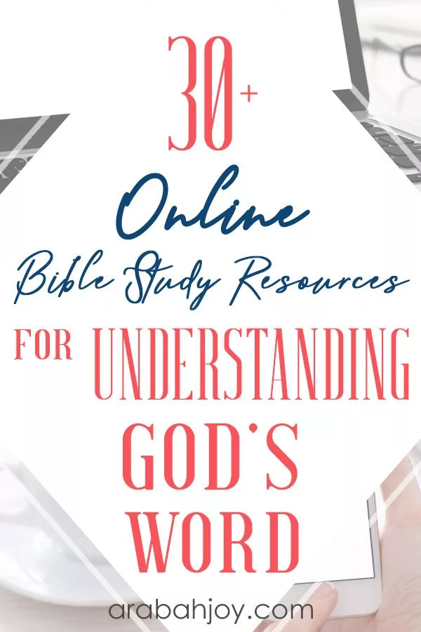 Use these online Bible study resources to help you with understanding God